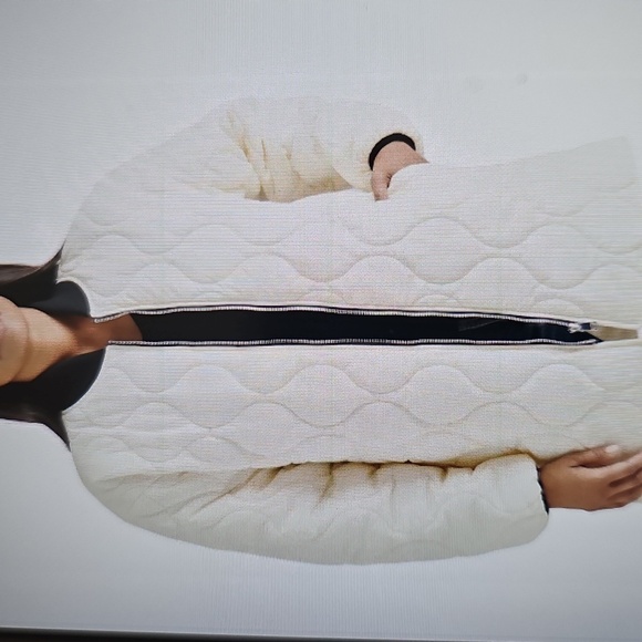 NWT Steve Madden Quilted Military Liner Jacket Large Oatmeal - Picture 14 of 16